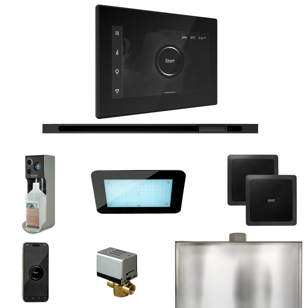 Mr. Steam XDream Steam Shower Control Package with iSteamX Control and Linear Steamhead Mr. Steam