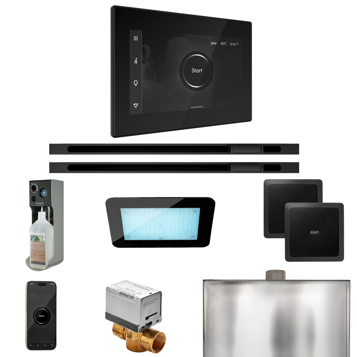 Mr. Steam XDream Max Steam Shower Control Package with iSteamX Control and Linear Steamhead Mr. Steam