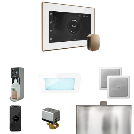 Mr. Steam XDream Steam Shower Control Package with iSteamX Control and Steamhead Mr. Steam