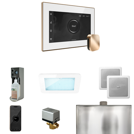 Mr. Steam XDream Steam Shower Control Package with iSteamX Control and Steamhead Mr. Steam