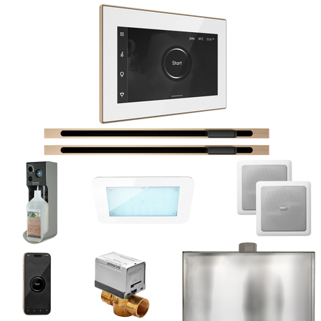 Mr. Steam XDream Max Steam Shower Control Package with iSteamX Control and Linear Steamhead Mr. Steam