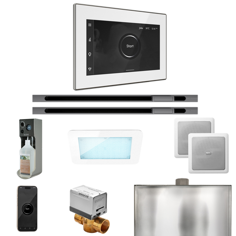 Mr. Steam XDream Max Steam Shower Control Package with iSteamX Control and Linear Steamhead Mr. Steam