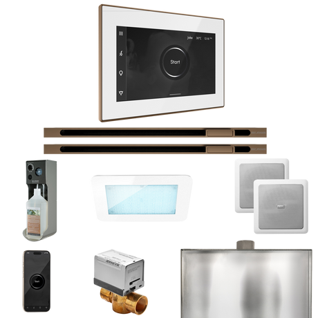 Mr. Steam XDream Max Steam Shower Control Package with iSteamX Control and Linear Steamhead Mr. Steam