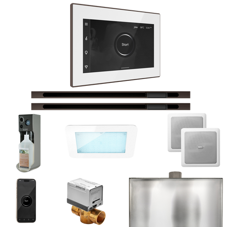 Mr. Steam XDream Max Steam Shower Control Package with iSteamX Control and Linear Steamhead Mr. Steam