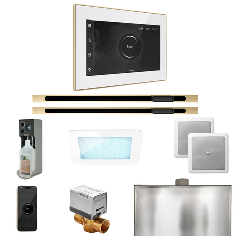 Mr. Steam XDream Max Steam Shower Control Package with iSteamX Control and Linear Steamhead Mr. Steam