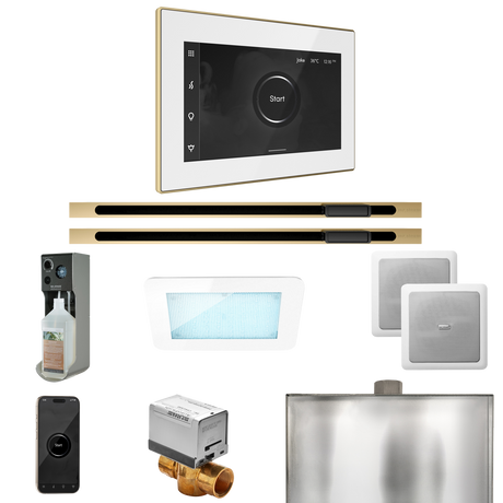Mr. Steam XDream Max Steam Shower Control Package with iSteamX Control and Linear Steamhead Mr. Steam