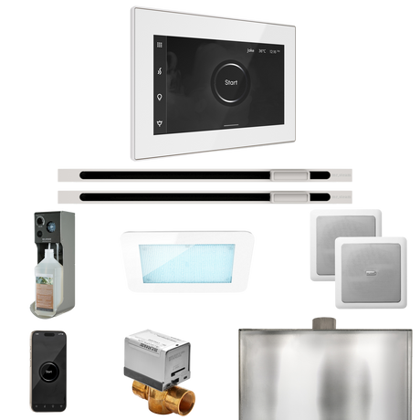 Mr. Steam XDream Max Steam Shower Control Package with iSteamX Control and Linear Steamhead Mr. Steam