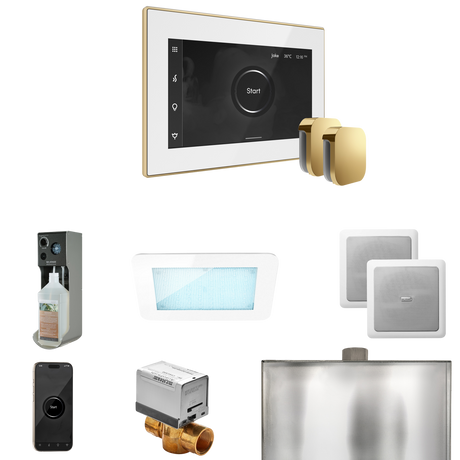 Mr. Steam XDream Max Steam Shower Control Package with iSteamX Control and Steamhead Mr. Steam