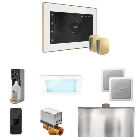 Mr. Steam XDream Max Steam Shower Control Package with iSteamX Control and Steamhead Mr. Steam