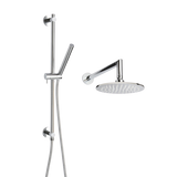 ThermaSol 15-CSPRD Essential Shower Fixture Package - Rain Canopy + Shower Arm + Hand Shower + Shower Rail + Shower Hose ThermaSol