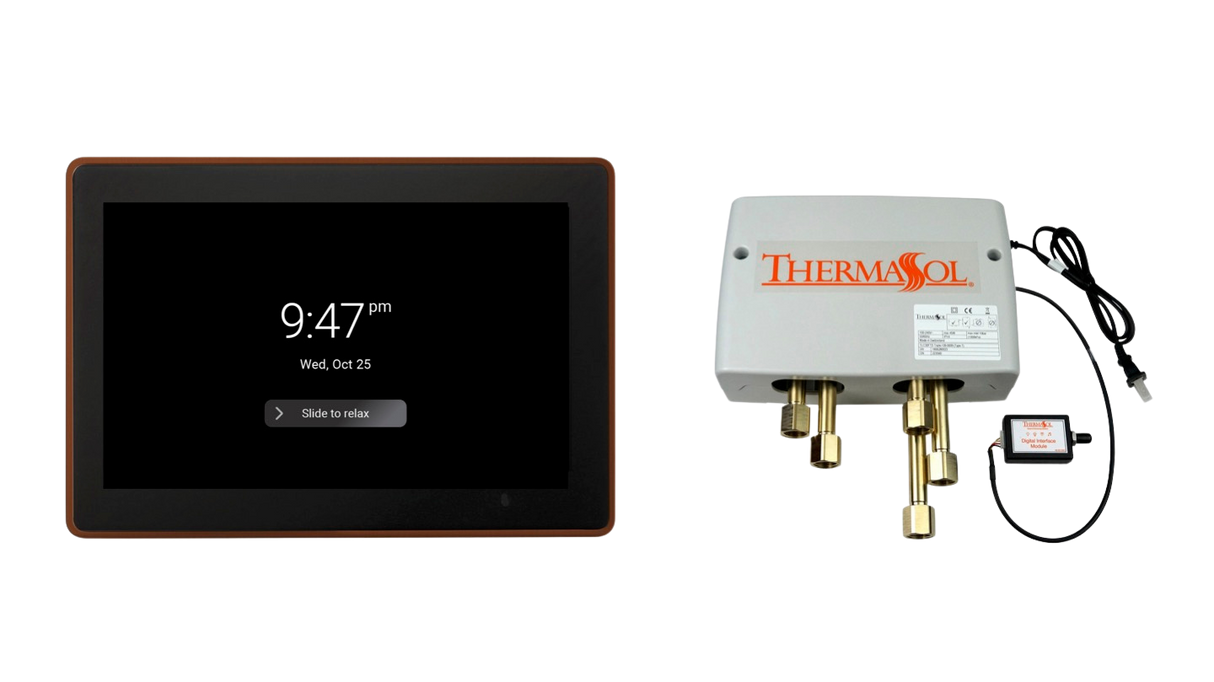 ThermaSol DSPU-TT15 Digital Shower Package - ThermaTouch2 15' Control + Digital Shower Valve ThermaSol