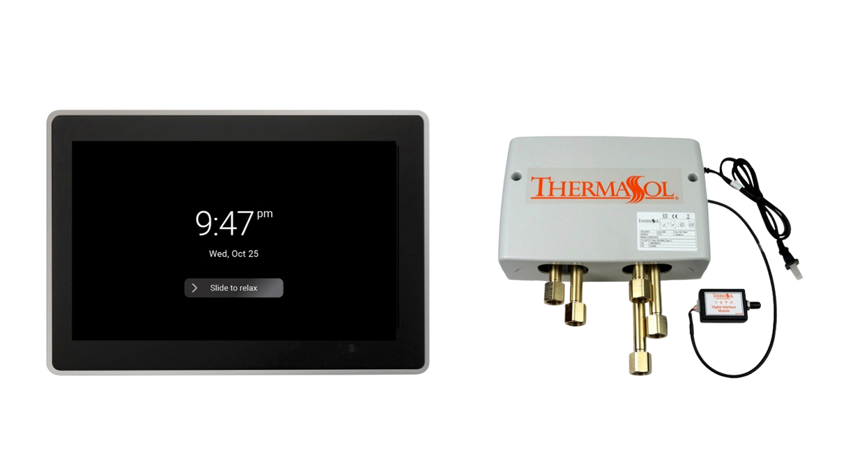 ThermaSol DSPU-TT15 Digital Shower Package - ThermaTouch2 15' Control + Digital Shower Valve ThermaSol