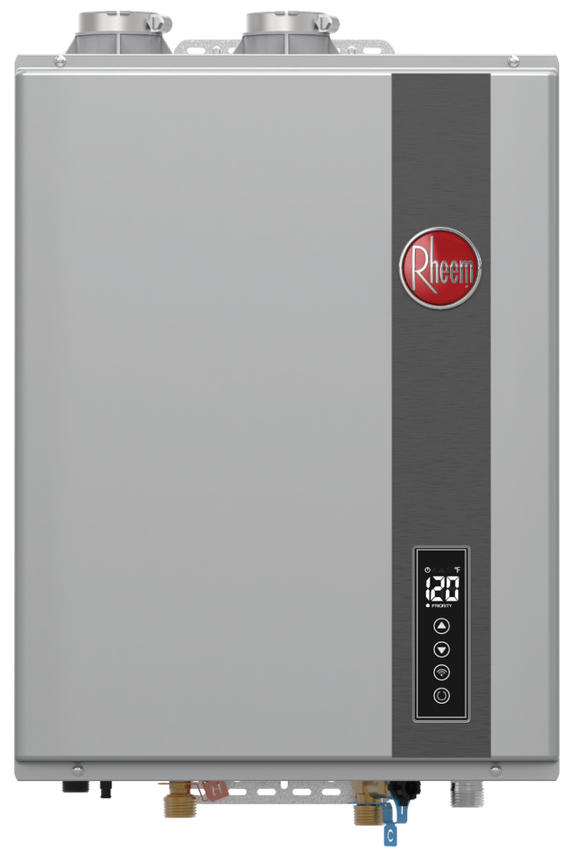 Rheem RTGH-95DVELP-3 Super High-Efficiency Condensing Tankless Gas Water Heater with Built-In Wi-Fi Rheem
