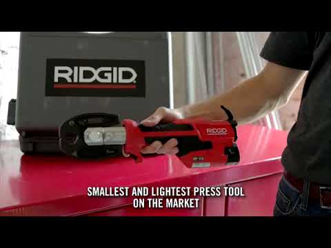 RIDGID 72553 RP 115 Mini Press Tool with Battery Kit & ProPress Jaws (1/2”–3/4")