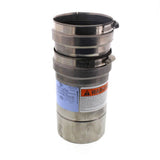Takagi 4" Straight Vent Pipe Adjustable 7" - 9.9" Length (100112405) Takagi
