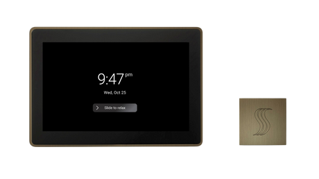 ThermaSol TT15-SVSQ ThermaTouch2 15" Control + Square SteamVection Steam Head Kit ThermaSol