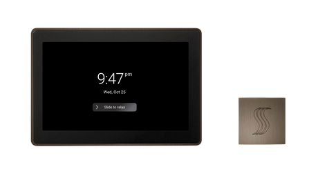 ThermaSol TT15-SVSQ ThermaTouch2 15" Control + Square SteamVection Steam Head Kit ThermaSol