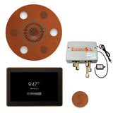 ThermaSol TWP15UR Total Wellness Package - Serenity Advanced Round Rainhead + ThermaTouch2 15" Control + Digital Shower Valve + SteamVection Round Steam Head ThermaSol
