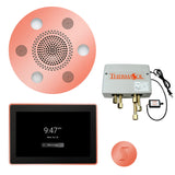 ThermaSol TWP15UR Total Wellness Package - Serenity Advanced Round Rainhead + ThermaTouch2 15" Control + Digital Shower Valve + SteamVection Round Steam Head ThermaSol