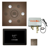 ThermaSol TWP15US Total Wellness Package - Serenity Advanced Square Rainhead + ThermaTouch2 15" Control + Digital Shower Valve + SteamVection Square Steam Head PlumbersCrib.com