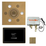 ThermaSol TWP15US Total Wellness Package - Serenity Advanced Square Rainhead + ThermaTouch2 15" Control + Digital Shower Valve + SteamVection Square Steam Head PlumbersCrib.com