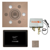 ThermaSol TWP15US Total Wellness Package - Serenity Advanced Square Rainhead + ThermaTouch2 15" Control + Digital Shower Valve + SteamVection Square Steam Head PlumbersCrib.com