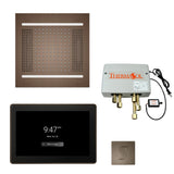 ThermaSol TWPH1415US Total Wellness Package - HydroVive 14 Rainhead + ThermaTouch2 15" Control + Digital Shower Valve + SteamVection Square Steam Head ThermaSol