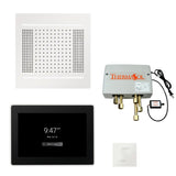 ThermaSol TWPH1415US Total Wellness Package - HydroVive 14 Rainhead + ThermaTouch2 15" Control + Digital Shower Valve + SteamVection Square Steam Head ThermaSol