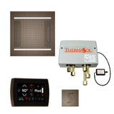 ThermaSol TWPH14SR Total Wellness Package - HydroVive 14 Rainhead + SignaTouch Wall Mount Control + Digital Shower Valve + SteamVection Square Steam Head ThermaSol