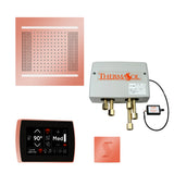 ThermaSol TWPH14SR Total Wellness Package - HydroVive 14 Rainhead + SignaTouch Wall Mount Control + Digital Shower Valve + SteamVection Square Steam Head ThermaSol