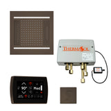 ThermaSol TWPH14SR Total Wellness Package - HydroVive 14 Rainhead + SignaTouch Wall Mount Control + Digital Shower Valve + SteamVection Square Steam Head ThermaSol