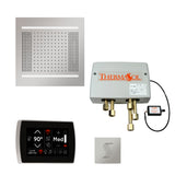ThermaSol TWPH14SR Total Wellness Package - HydroVive 14 Rainhead + SignaTouch Wall Mount Control + Digital Shower Valve + SteamVection Square Steam Head ThermaSol