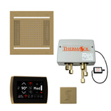 ThermaSol TWPH14SR Total Wellness Package - HydroVive 14 Rainhead + SignaTouch Wall Mount Control + Digital Shower Valve + SteamVection Square Steam Head ThermaSol