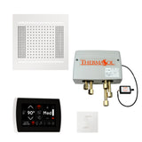 ThermaSol TWPH14SR Total Wellness Package - HydroVive 14 Rainhead + SignaTouch Wall Mount Control + Digital Shower Valve + SteamVection Square Steam Head ThermaSol