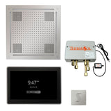 ThermaSol TWPH15US Total Wellness Package - HydroVive 18 Rainhead + ThermaTouch2 15" Control + Digital Shower Valve + SteamVection Square Steam Head ThermaSol