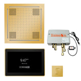 ThermaSol TWPH15US Total Wellness Package - HydroVive 18 Rainhead + ThermaTouch2 15" Control + Digital Shower Valve + SteamVection Square Steam Head ThermaSol