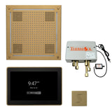 ThermaSol TWPH15US Total Wellness Package - HydroVive 18 Rainhead + ThermaTouch2 15" Control + Digital Shower Valve + SteamVection Square Steam Head ThermaSol