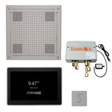 ThermaSol TWPH15US Total Wellness Package - HydroVive 18 Rainhead + ThermaTouch2 15" Control + Digital Shower Valve + SteamVection Square Steam Head ThermaSol