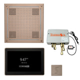 ThermaSol TWPH15US Total Wellness Package - HydroVive 18 Rainhead + ThermaTouch2 15" Control + Digital Shower Valve + SteamVection Square Steam Head ThermaSol
