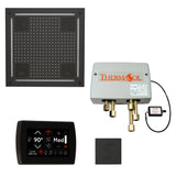 ThermaSol TWPHSR Total Wellness Package - HydroVive 18 Rainhead + SignaTouch Wall Mount Control + Digital Shower Valve + SteamVection Square Steam Head ThermaSol