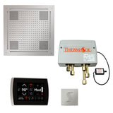 ThermaSol TWPHSR Total Wellness Package - HydroVive 18 Rainhead + SignaTouch Wall Mount Control + Digital Shower Valve + SteamVection Square Steam Head ThermaSol