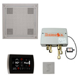 ThermaSol TWPHSR Total Wellness Package - HydroVive 18 Rainhead + SignaTouch Wall Mount Control + Digital Shower Valve + SteamVection Square Steam Head ThermaSol