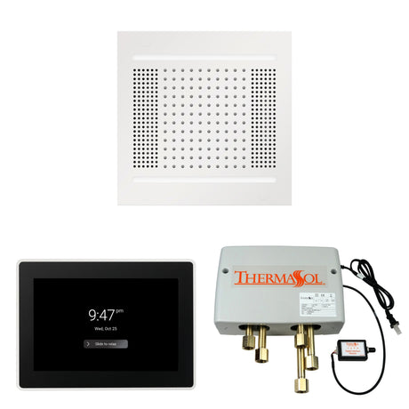 ThermaSol WH14SP15S Wellness Shower Package - HydroVive 14 Rainhead + ThermaTouch2 15" Control + Digital Shower Valve ThermaSol