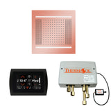 ThermaSol WH14SPSS Wellness Shower Package - HydroVive 14 Rainhead + SignaTouch Recessed Black Trim Control + Digital Shower Valve ThermaSol