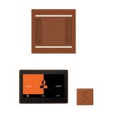 ThermaSol WH14STP10S Wellness Steam Package - HydroVive 14 Rainhead + ThermaTouch2 10" Control + SteamVection Square Steam Head ThermaSol