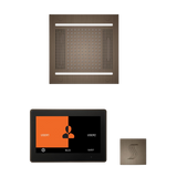 ThermaSol WH14STP10S Wellness Steam Package - HydroVive 14 Rainhead + ThermaTouch2 10" Control + SteamVection Square Steam Head ThermaSol