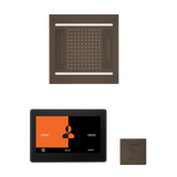 ThermaSol WH14STP10S Wellness Steam Package - HydroVive 14 Rainhead + ThermaTouch2 10" Control + SteamVection Square Steam Head ThermaSol