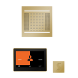 ThermaSol WH14STP10S Wellness Steam Package - HydroVive 14 Rainhead + ThermaTouch2 10" Control + SteamVection Square Steam Head ThermaSol