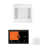 ThermaSol WH14STP10S Wellness Steam Package - HydroVive 14 Rainhead + ThermaTouch2 10" Control + SteamVection Square Steam Head ThermaSol