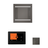 ThermaSol WH14STP7S Wellness Steam Package - HydroVive 14 Rainhead + ThermaTouch2 7" Black Trim Control + SteamVection Square Steam Head ThermaSol